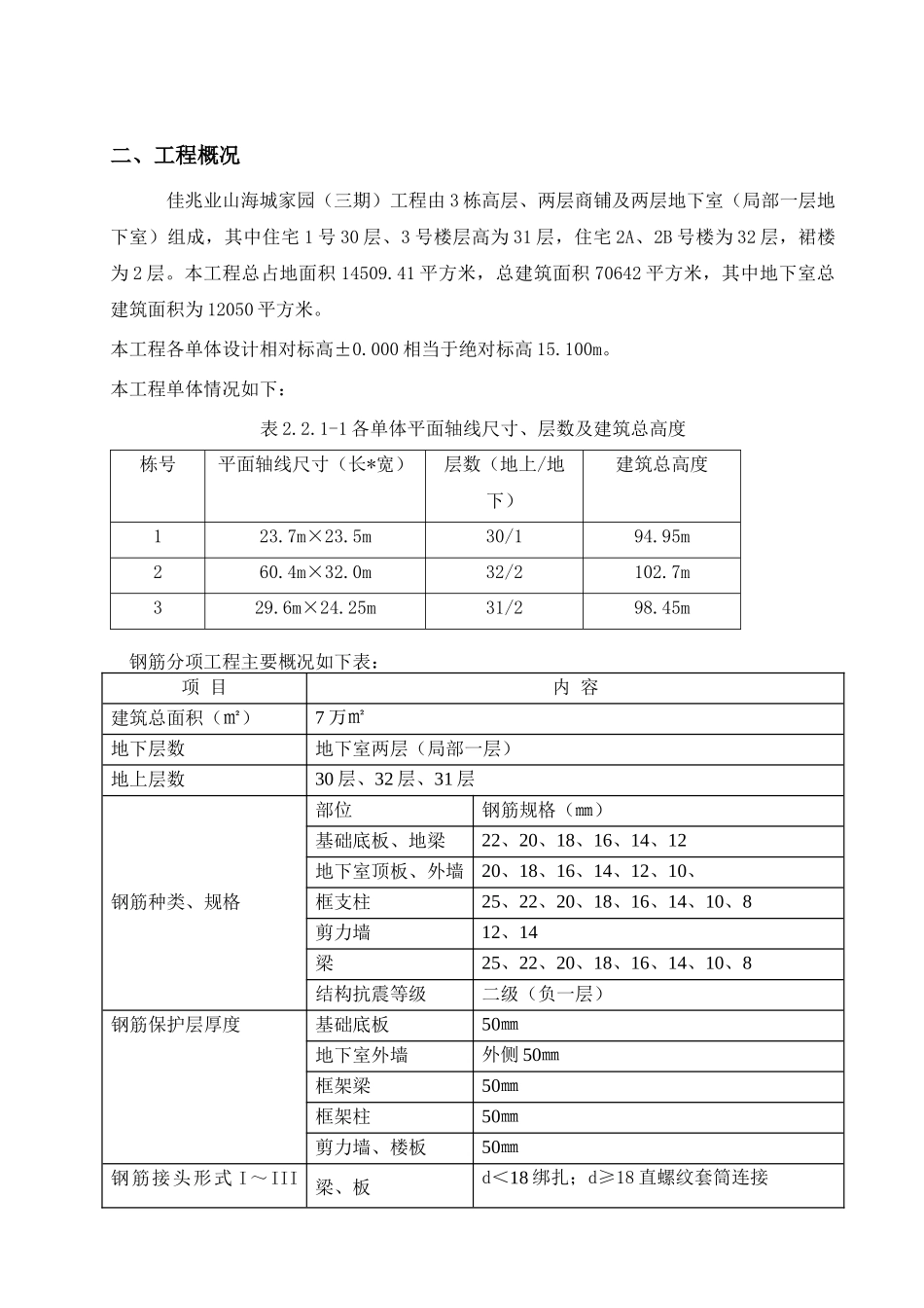 佳兆业山海城家园(三期)钢筋工程施工方案2017718_第3页