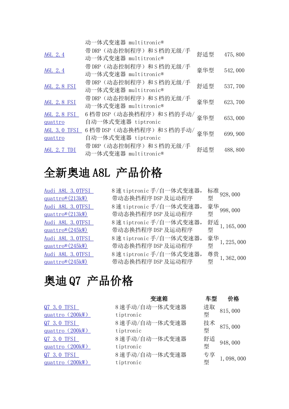几款车型价格_第2页