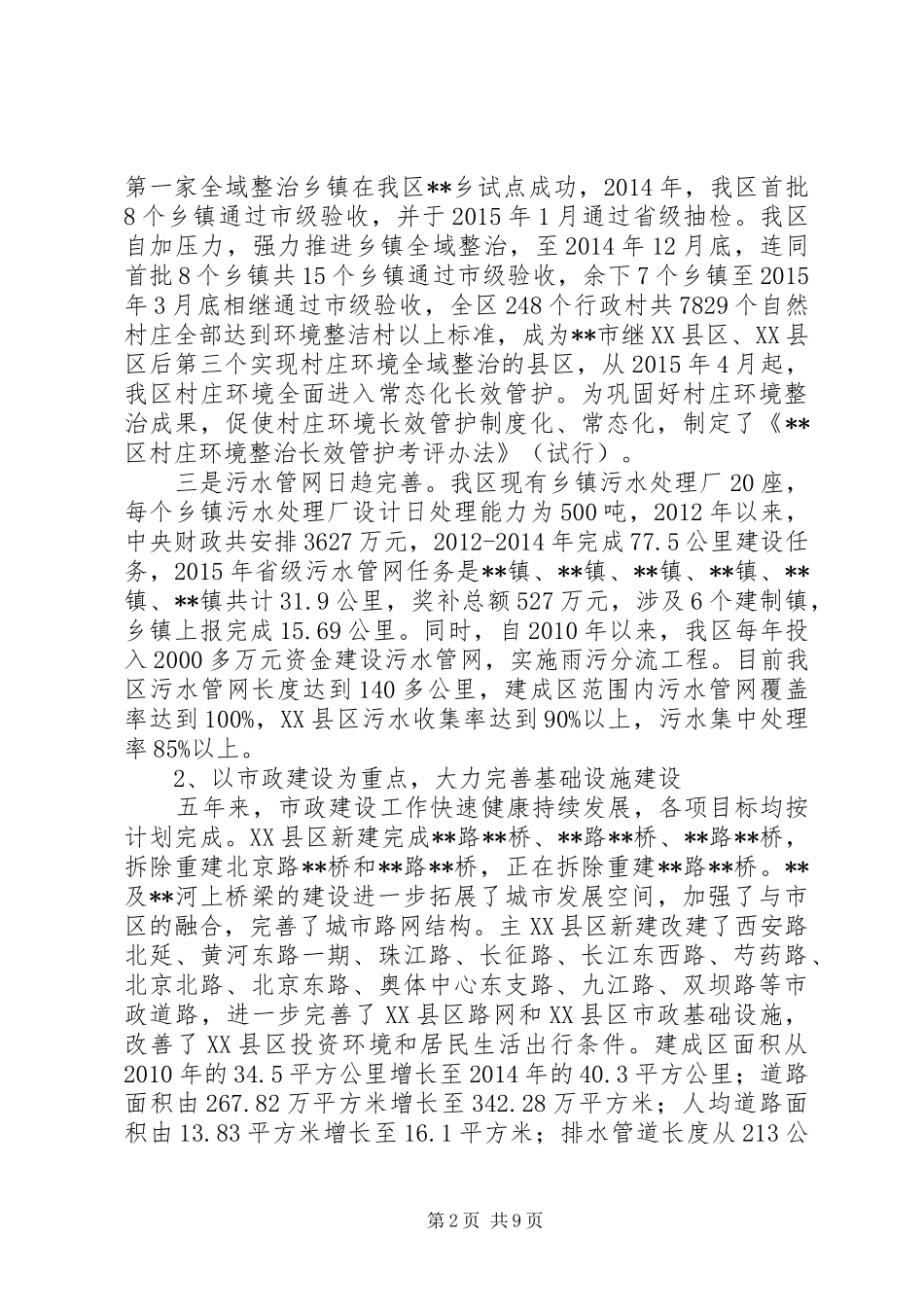 区住建局十二五工作总结暨十三五工作规划_第2页