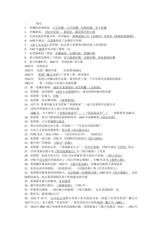 苏大外国新闻史考试