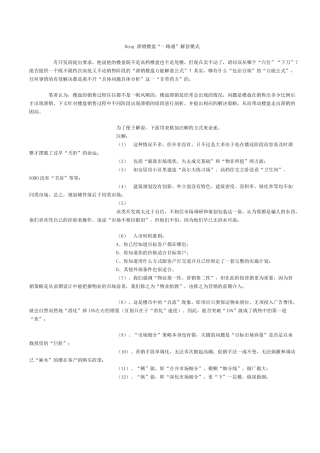 滞销楼盘一路通解套模式(1)