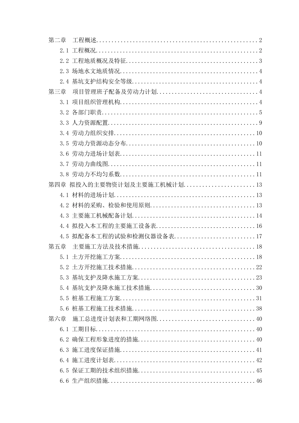 深基坑土方开挖及基坑支护专项施工方案( 72页)_第2页