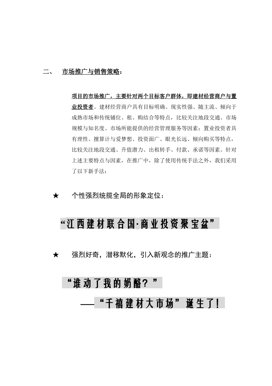 营销策划报告摘要（139页）_第2页