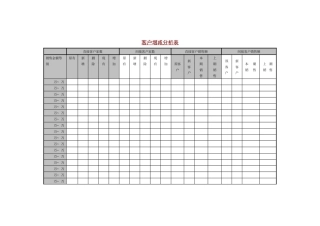客户增减分析表