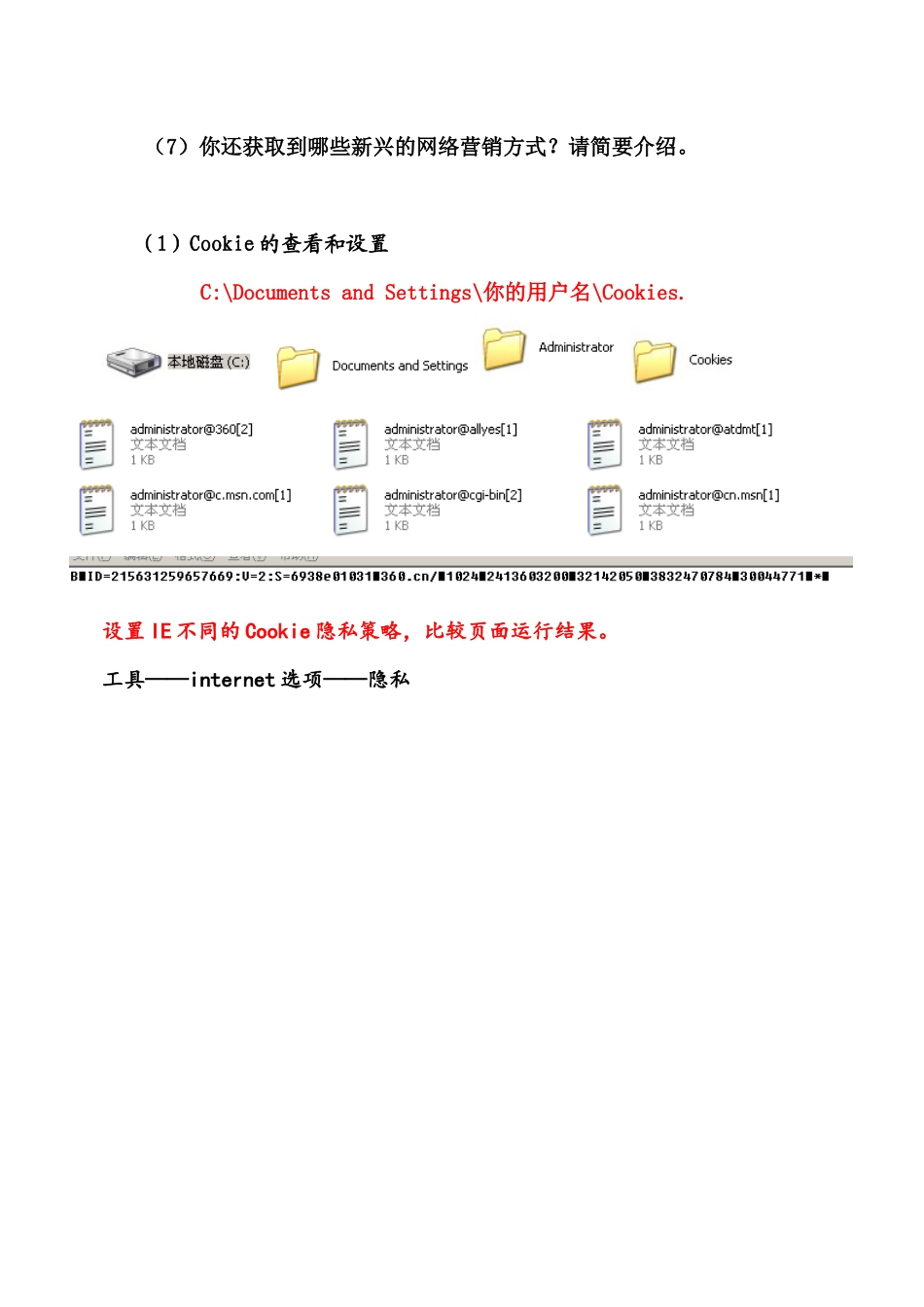 网络营销应用实验报告_第3页