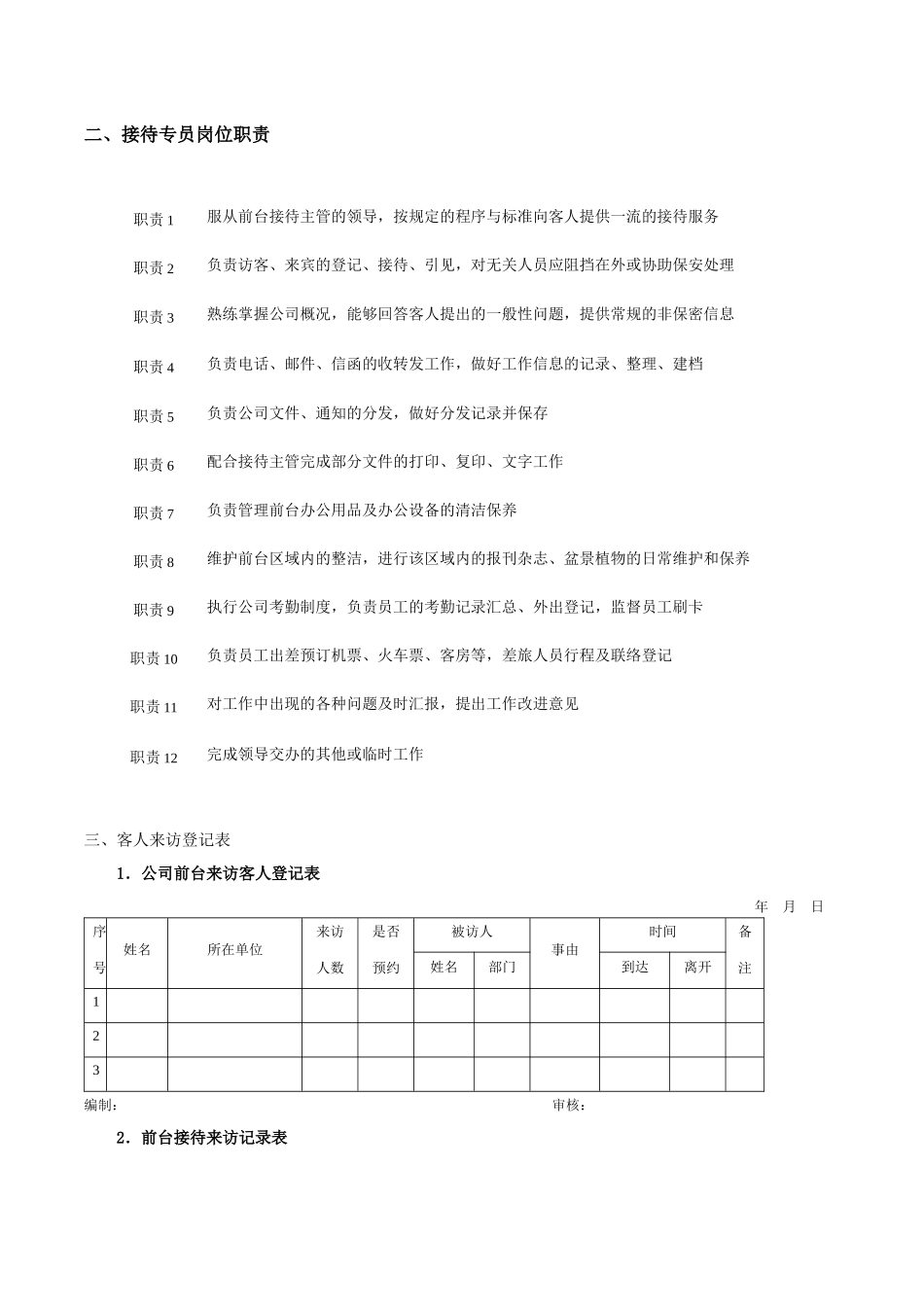 前台接待管理_第2页