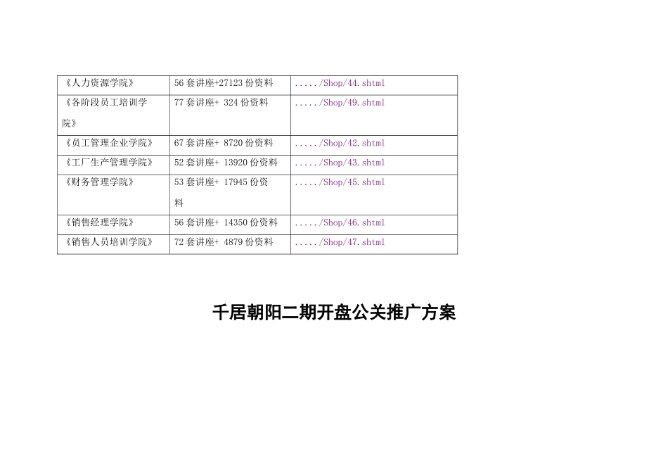 千居朝阳二期开盘公关推广方案研讨_第2页
