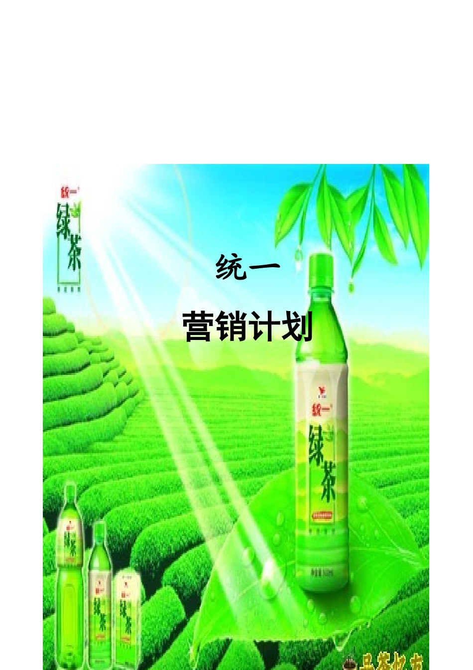 统一集团营销计划_第1页