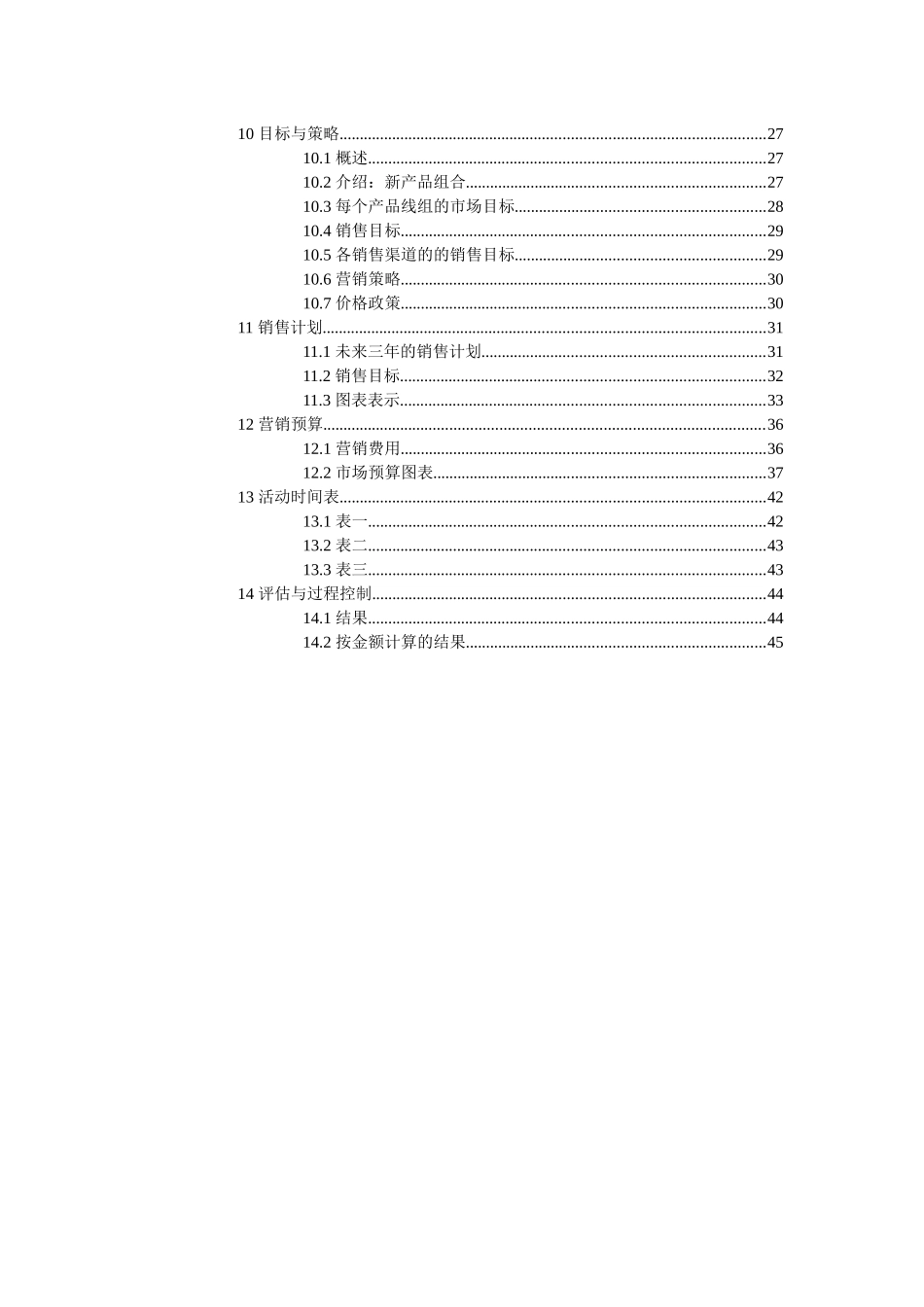 营销计划模版_第3页