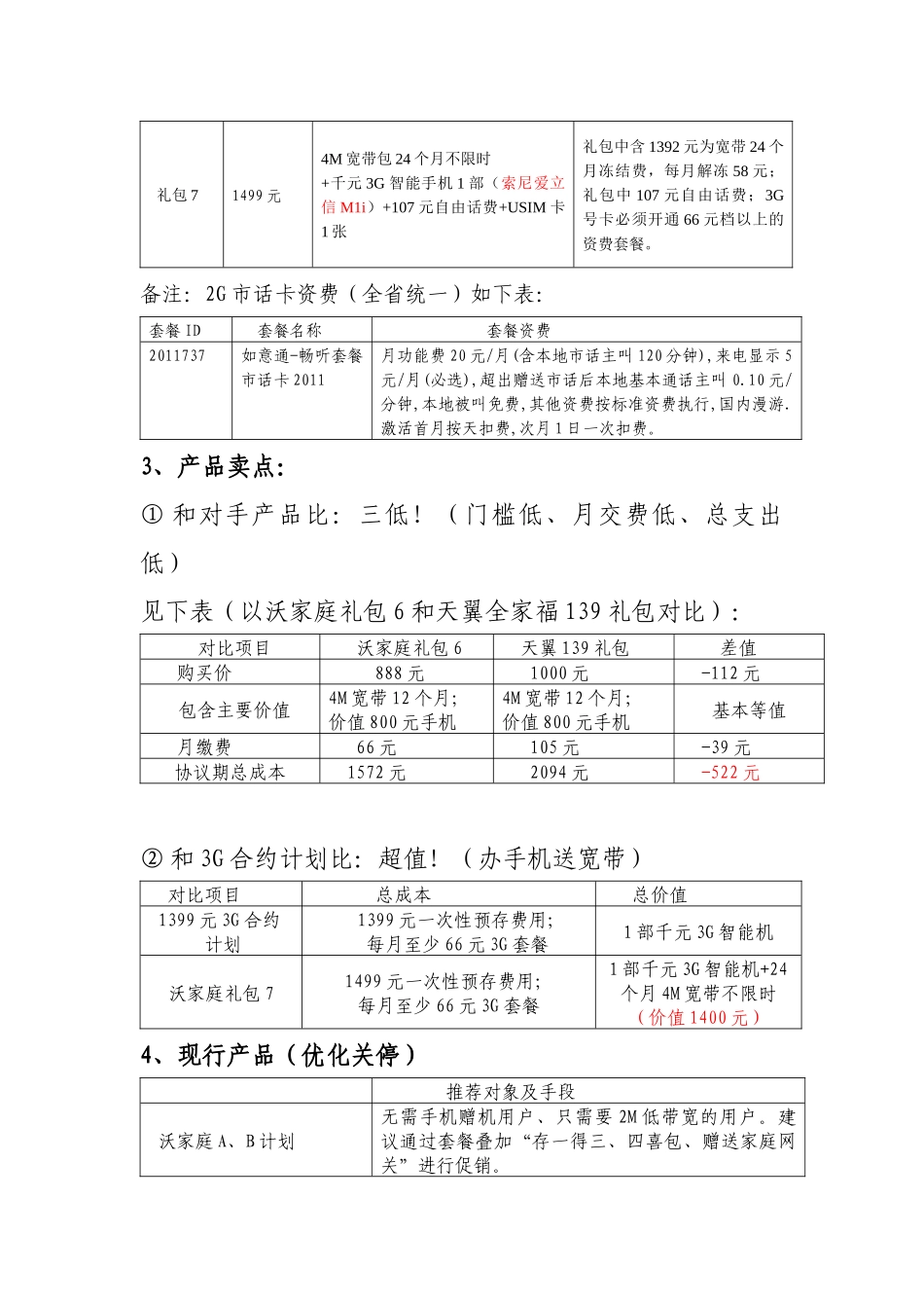 年初沃家庭礼包营销执行落地方案_第2页