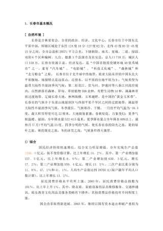 长春房地产市场调研（商业）