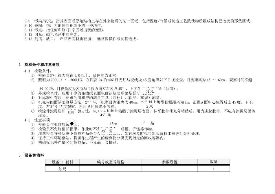 液晶电视外观检验方法_第3页