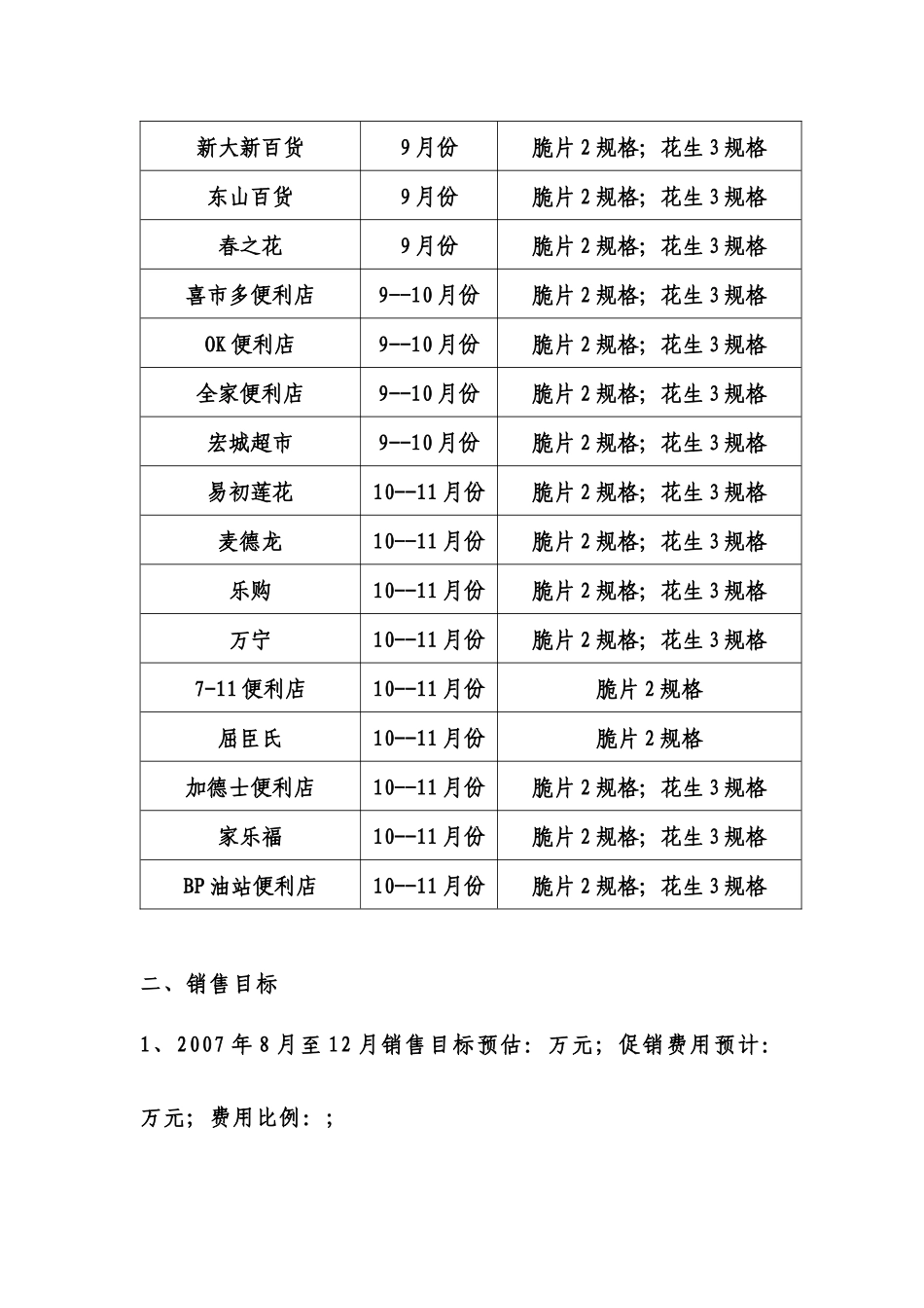 销售计划简要论述_第2页