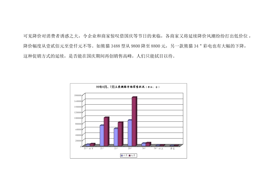 家用彩电市场销售状况及调研报告_第3页