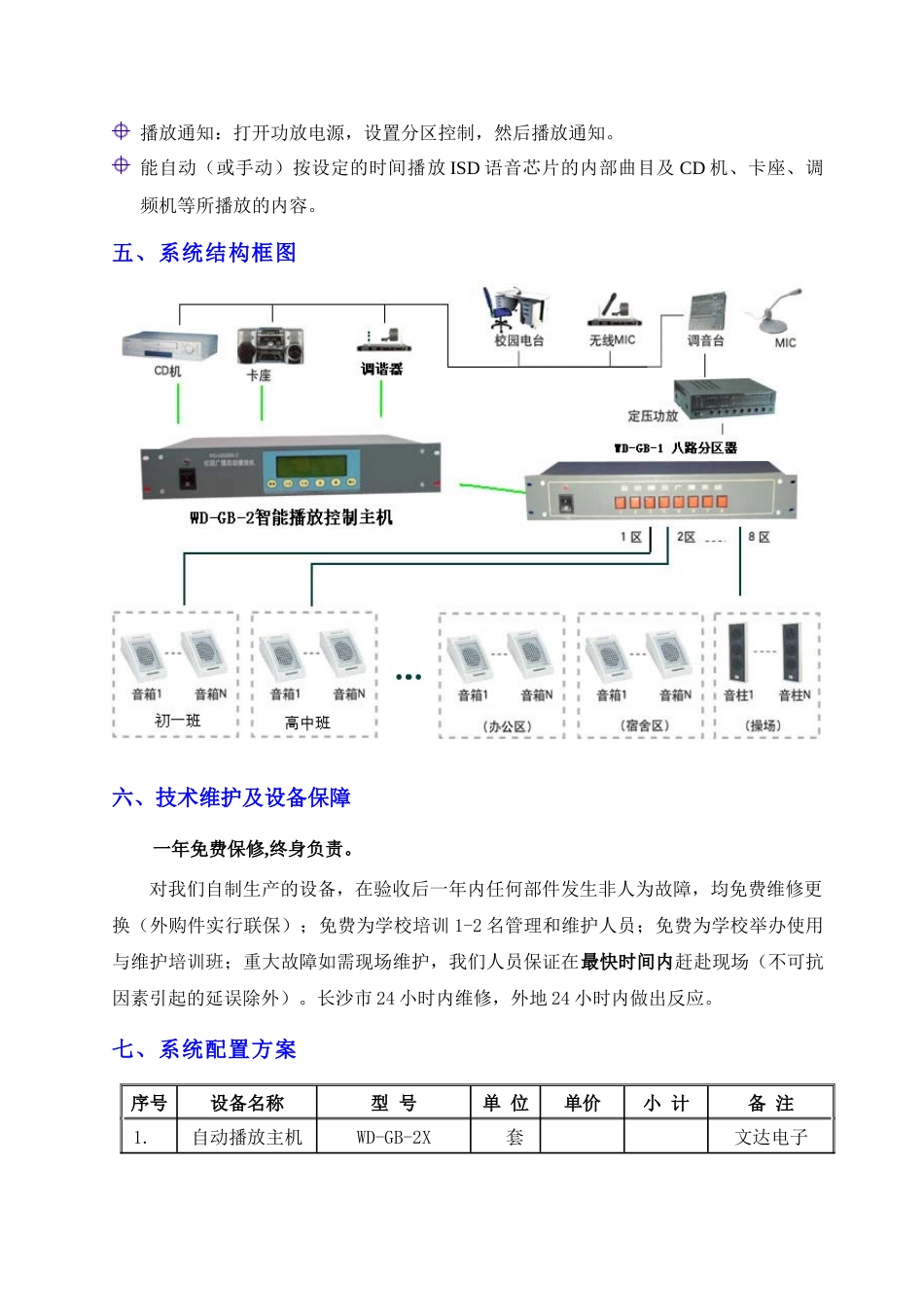 校园智能广播系统(单片机控制型)_第3页