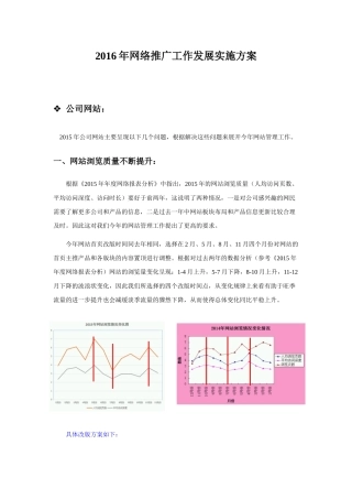 网络推广工作发展实施方案