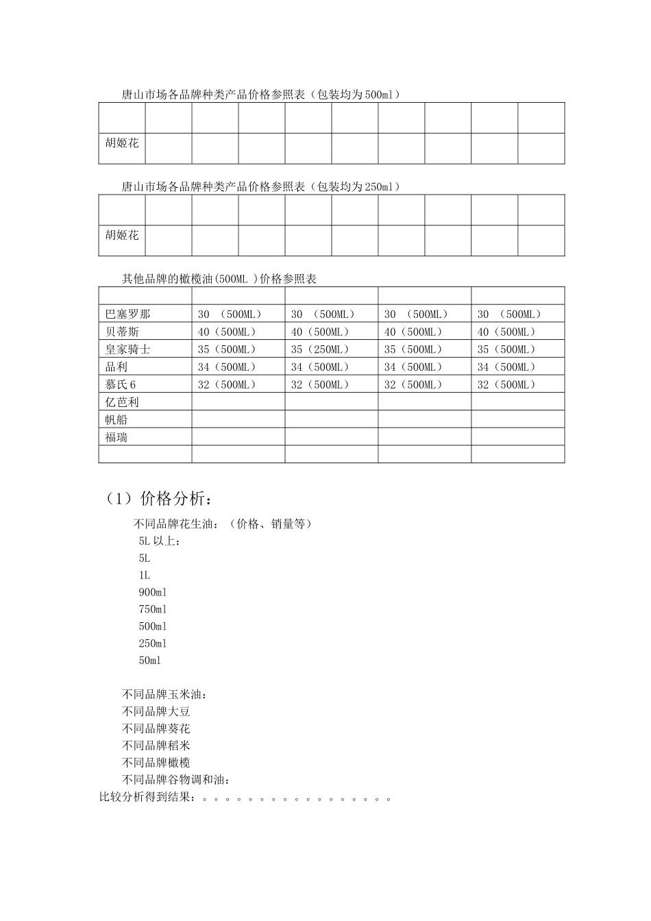食用油唐山市场国庆节推广计划书范本_第3页