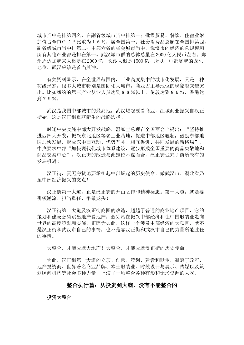 武汉汉正街第一大道整合营销传播案例_第3页