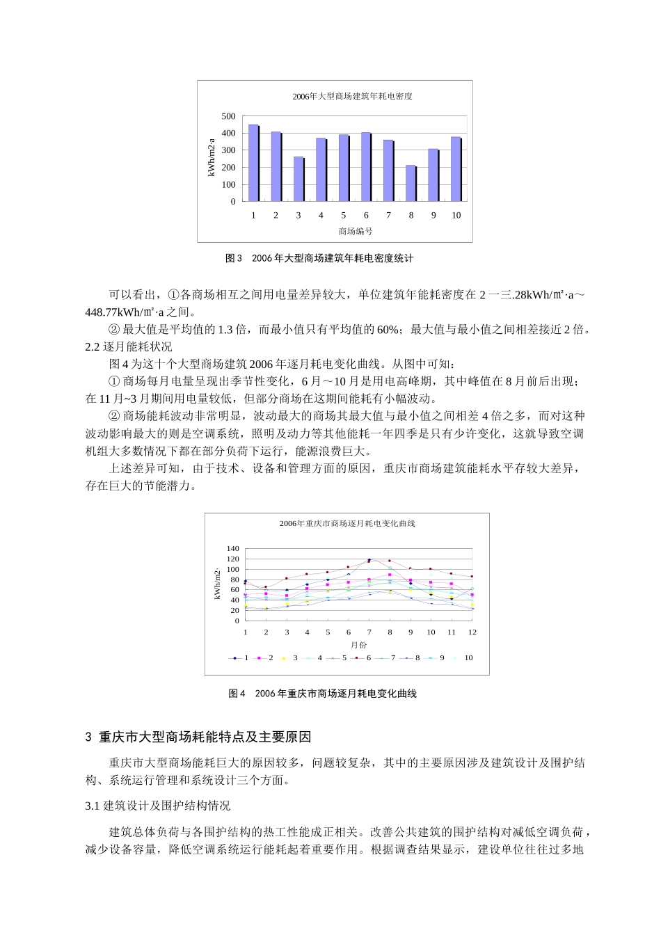 重庆市大型商场建筑能耗调研_第3页
