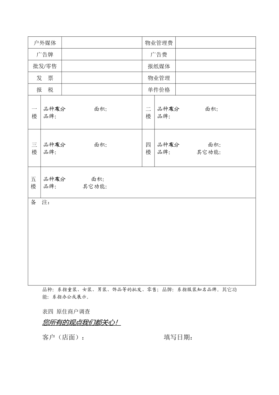 银邦花园项目前期市场调查表5(1)_第3页