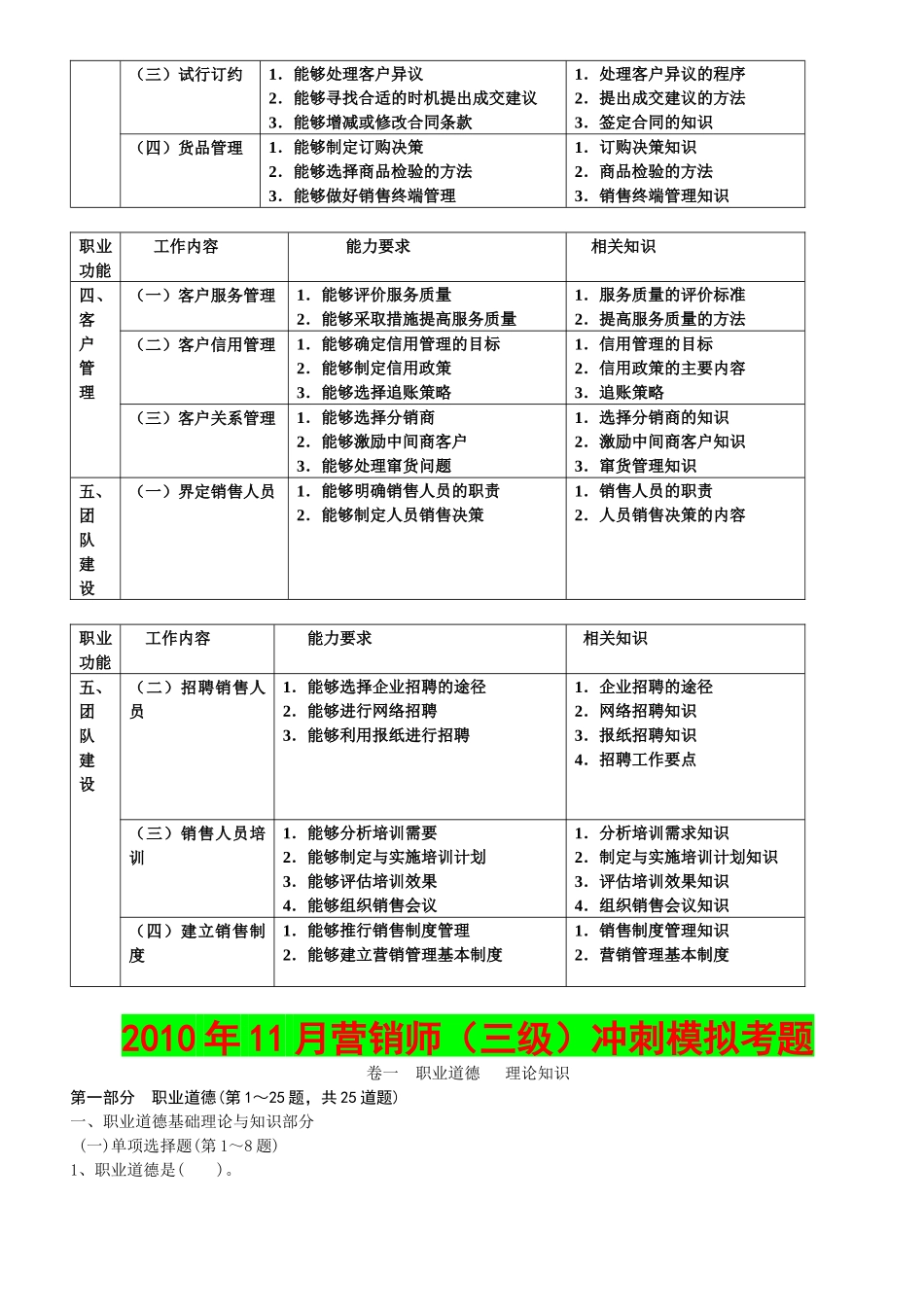 营销师冲刺模拟测试_第3页
