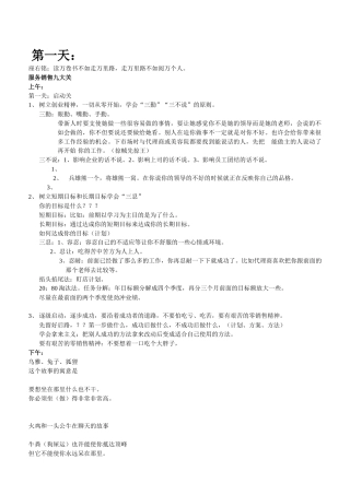 销售九大关+盯店课程