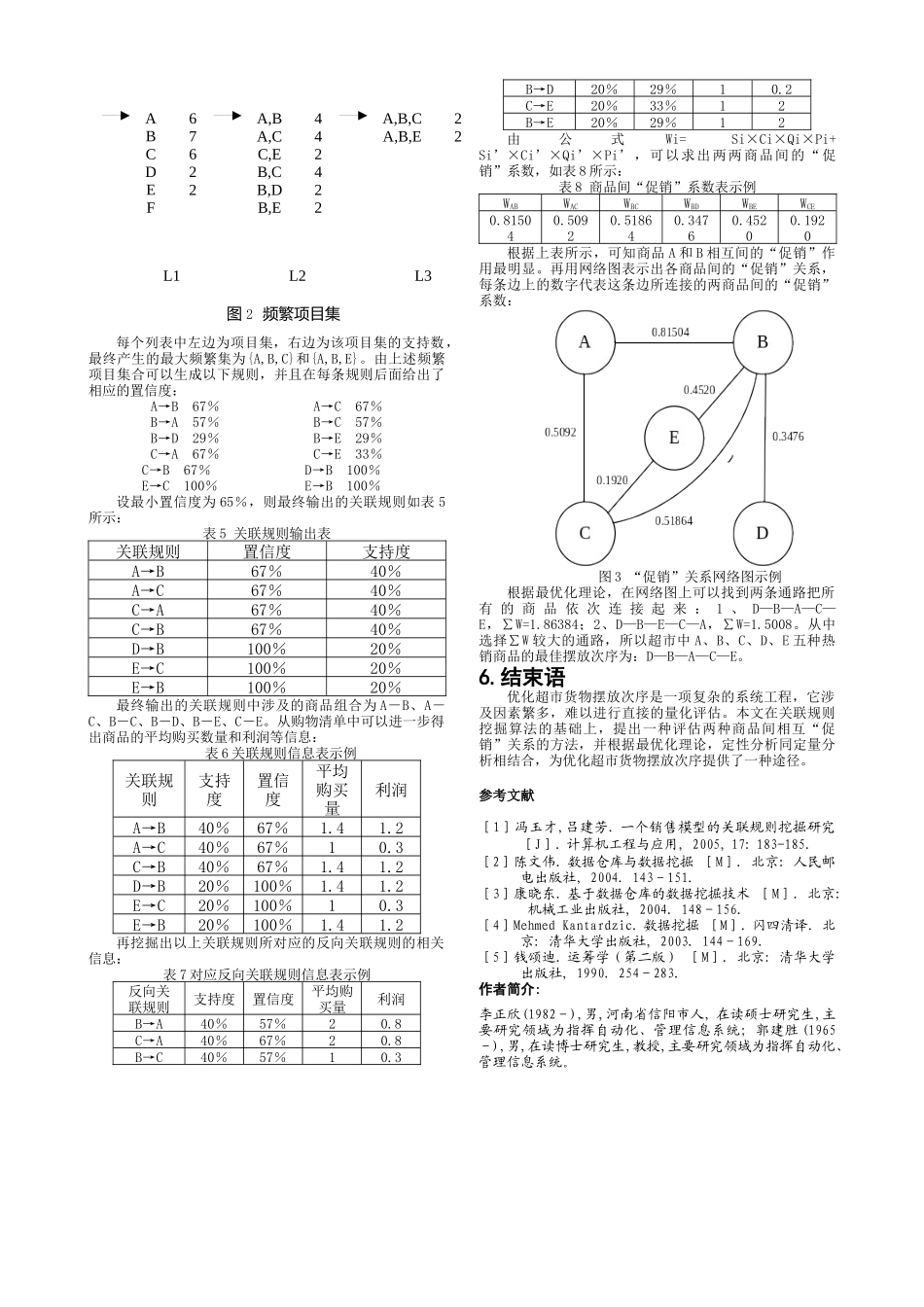 基于关联规则挖掘的超市货物摆放次序优化方法研究_第3页