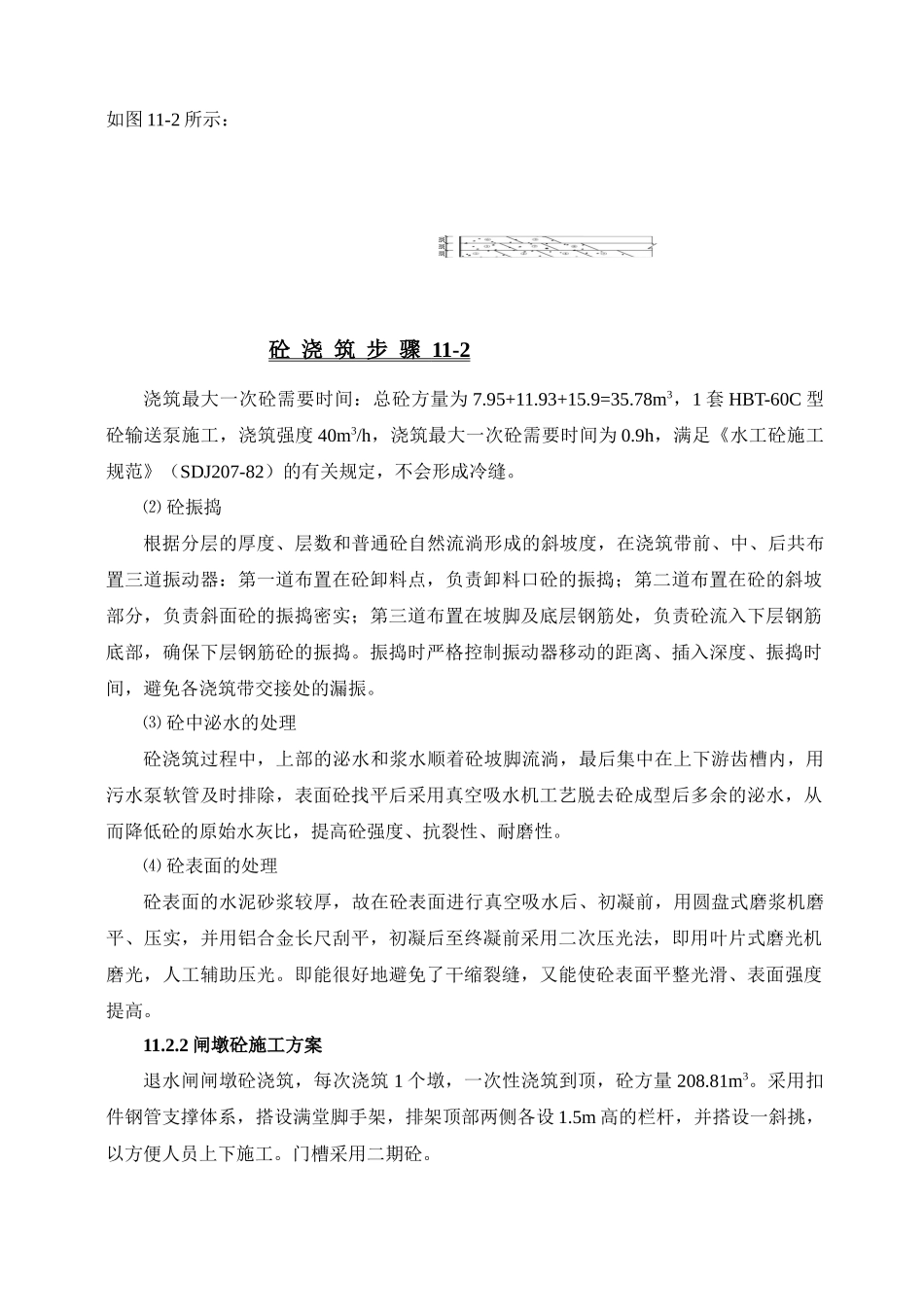 水闸(退水闸)和灌注桩施工方案_第2页
