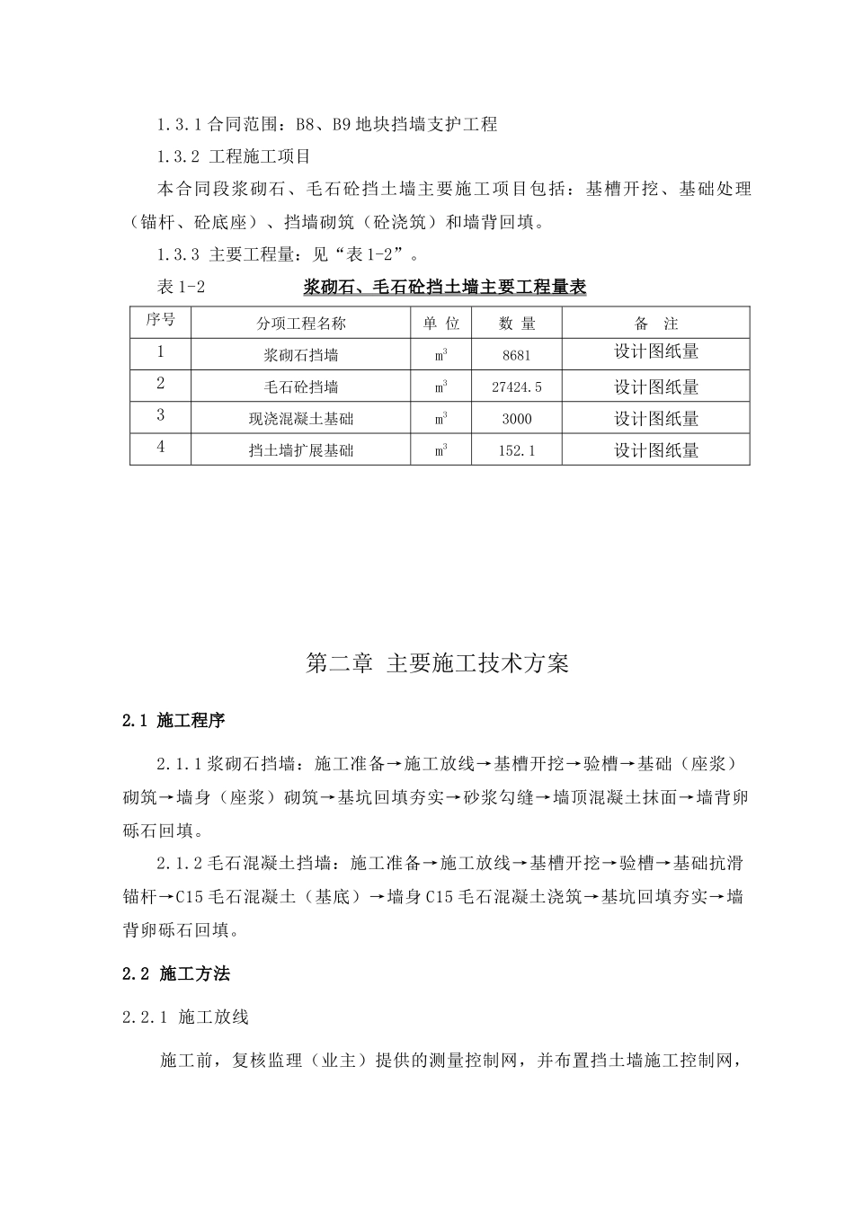 重力式挡土墙施工专项方案_第3页