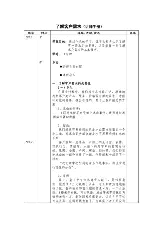 了解客户需求（校对后教案）