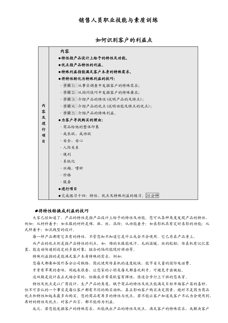 销售人员职业技能与素质训练--修改_第1页