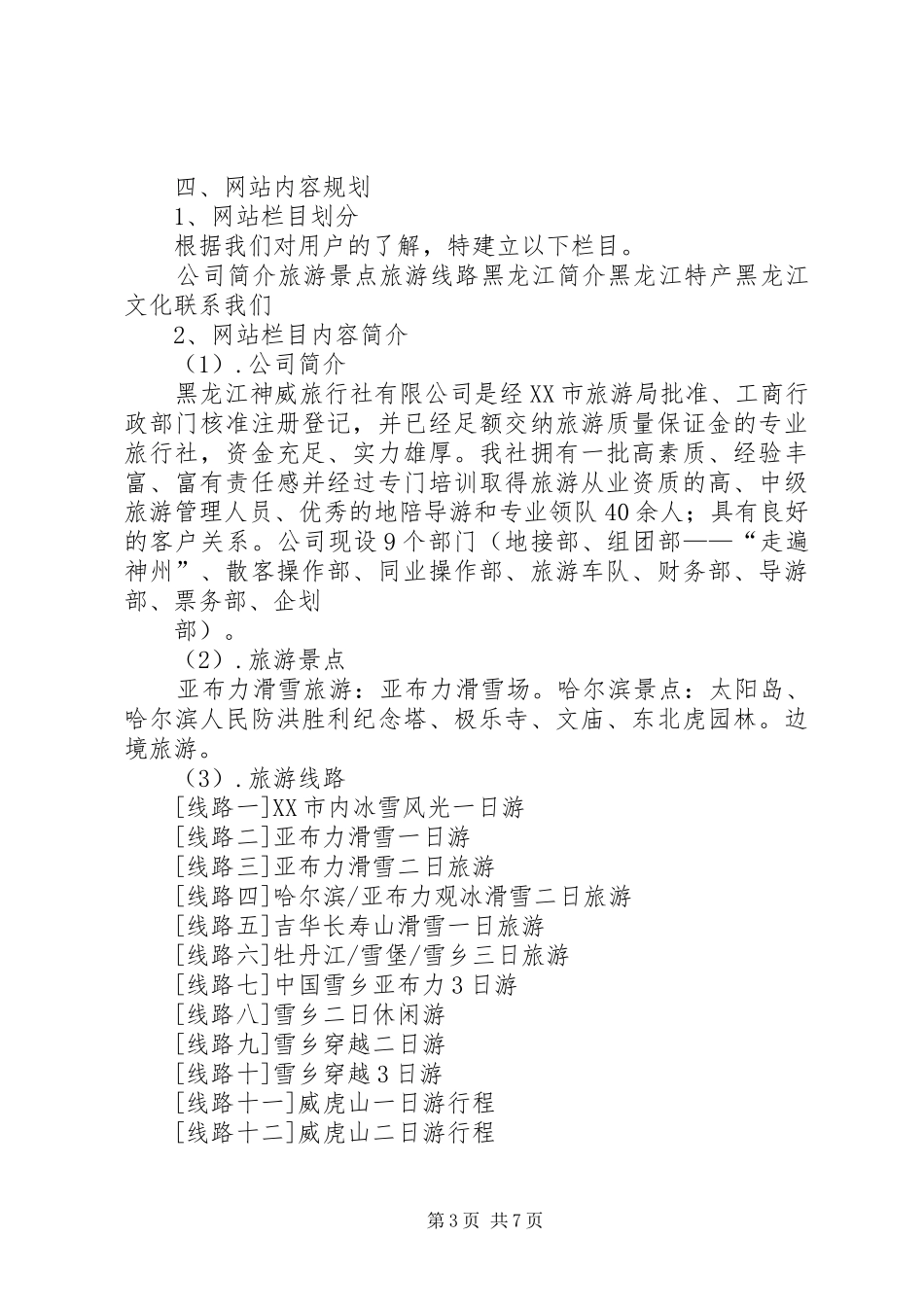 网站规划书的内容_第3页