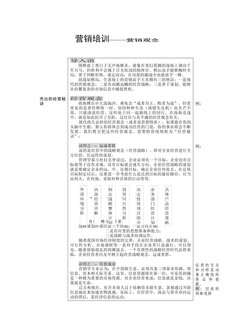 现代企业营销培训营销观念_第1页