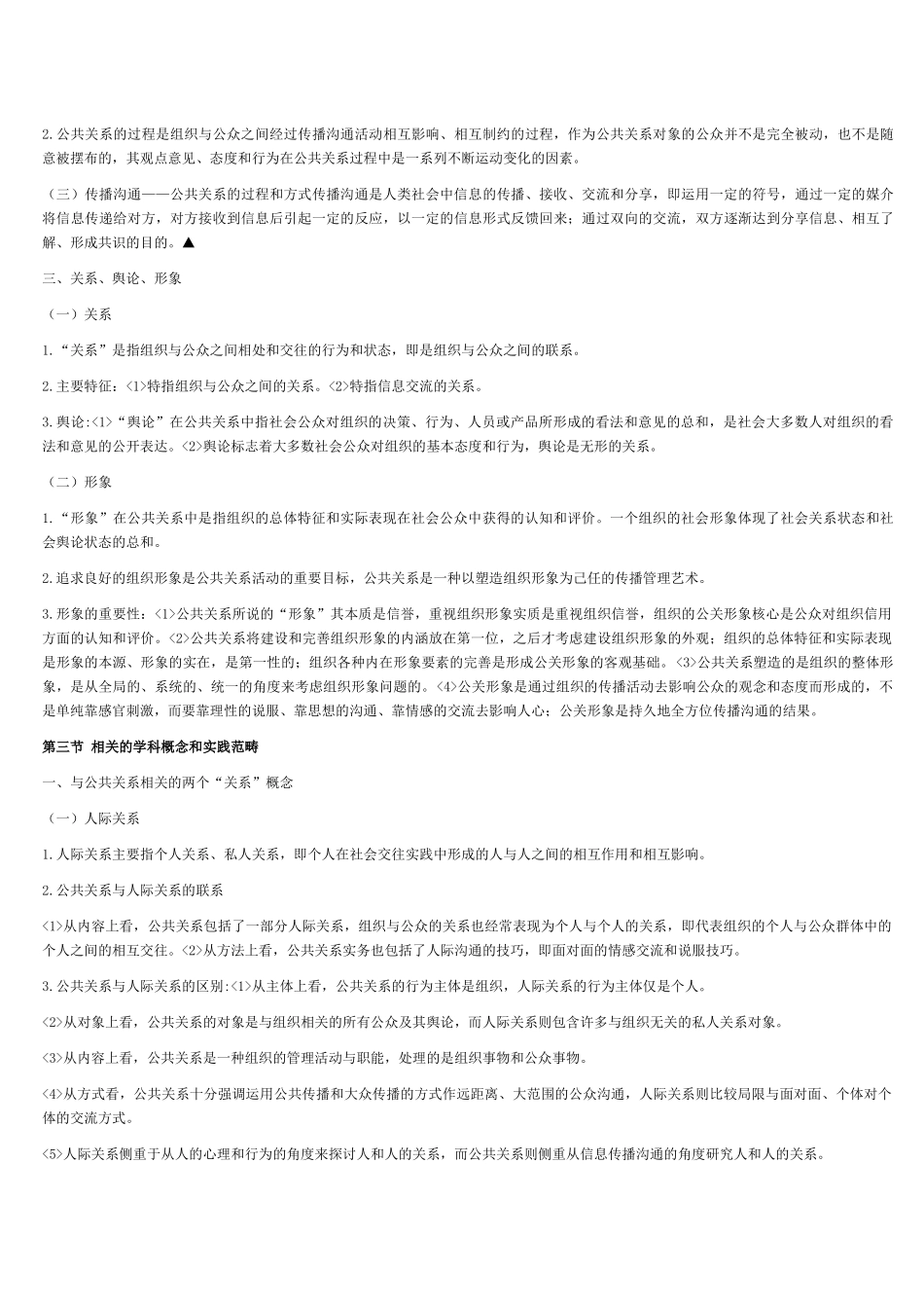自考公共关系学考纲整理_第3页