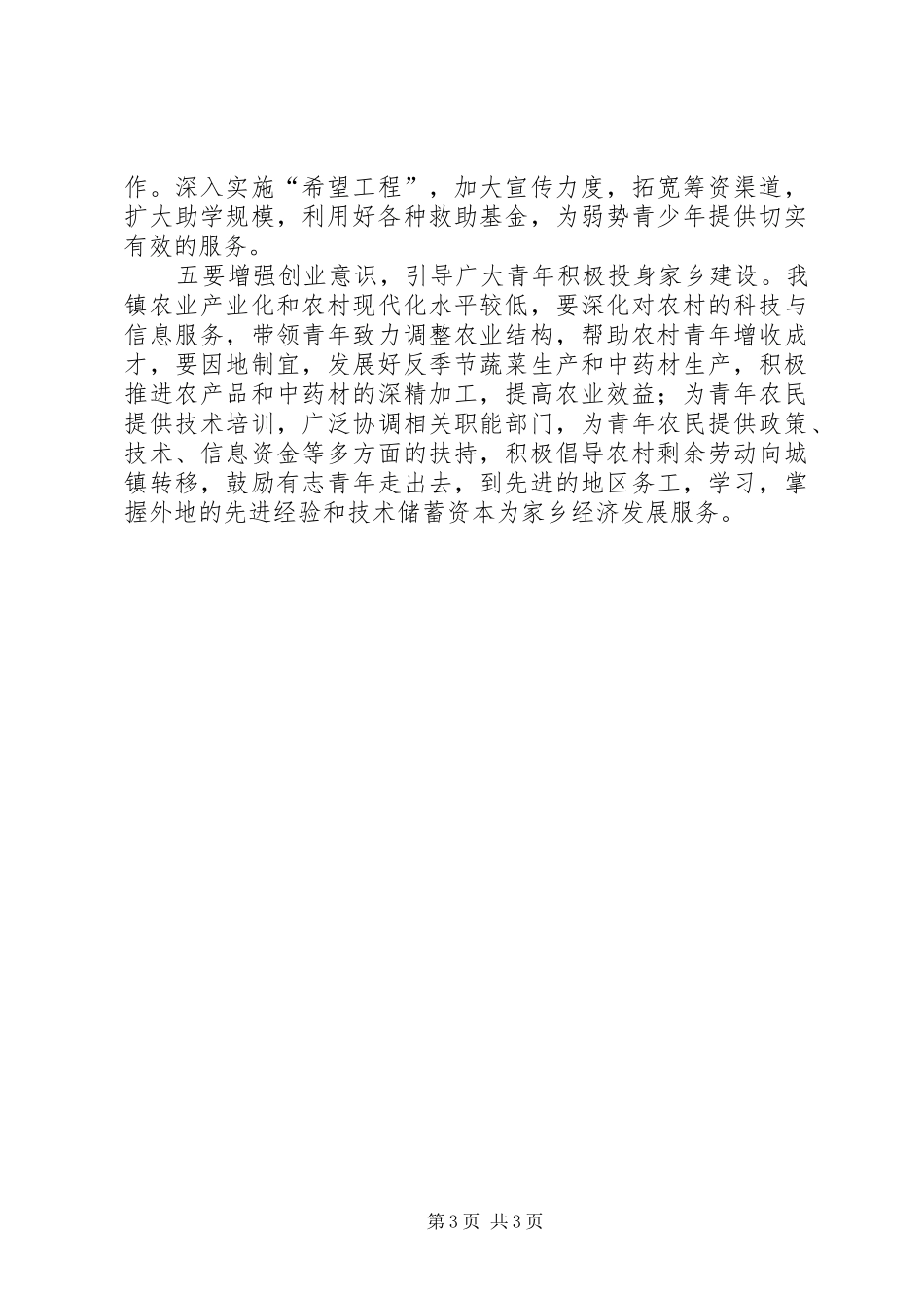 XX年镇团委工作计划_第3页