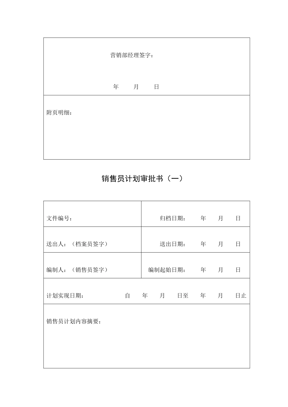 营销部常用表格_第3页