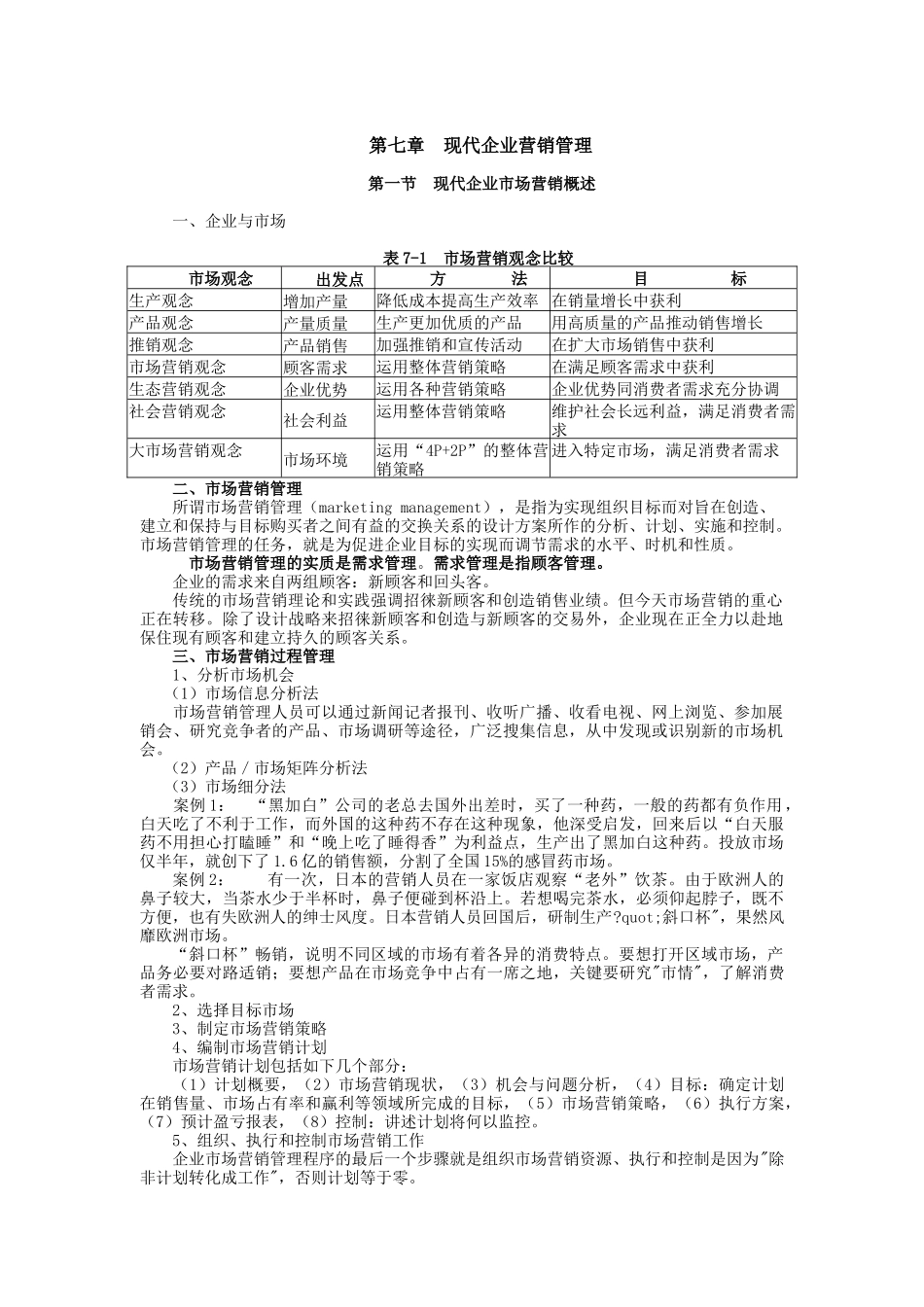 现代企业的营销管理_第1页
