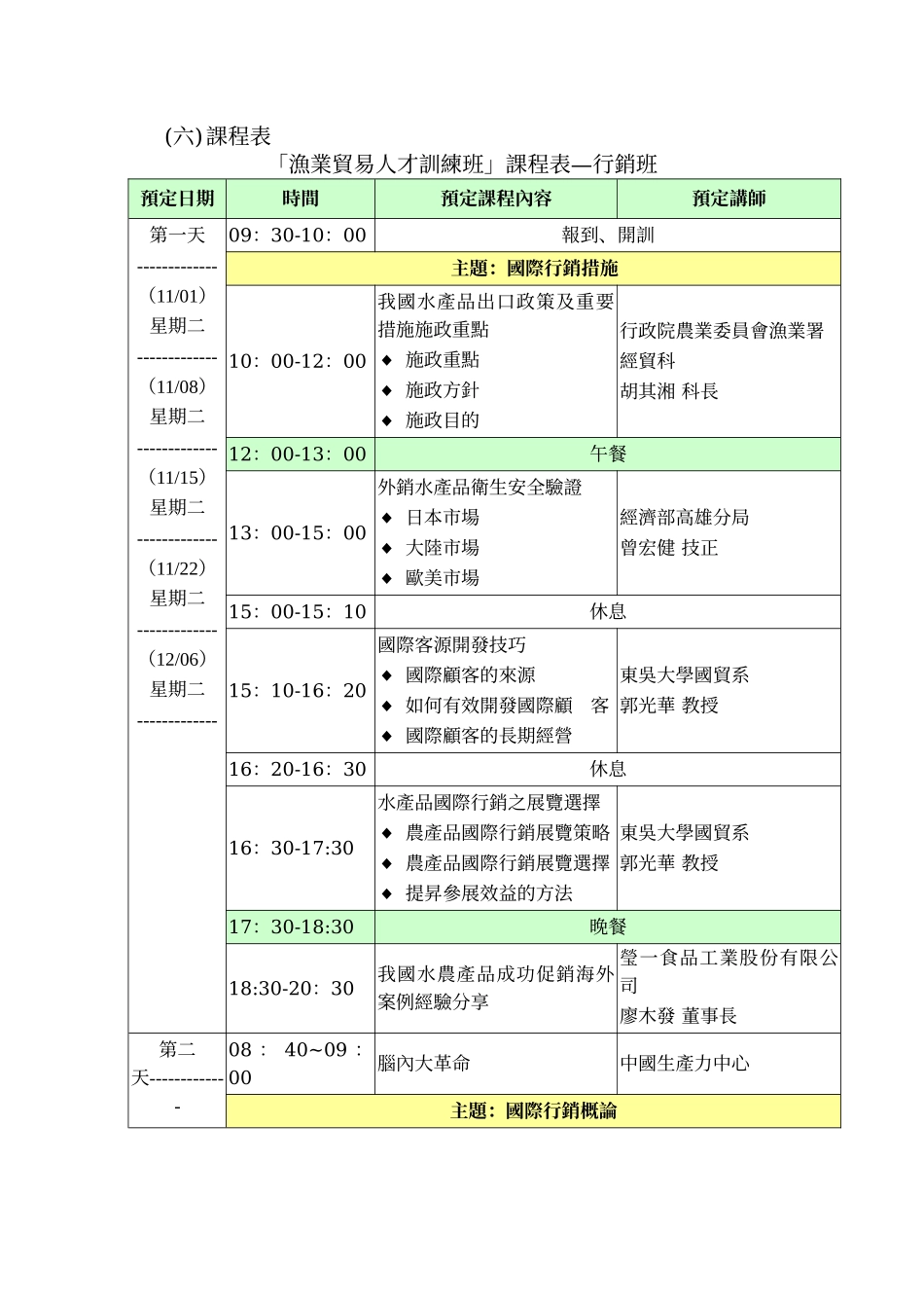 渔业贸易人才训练班_第2页