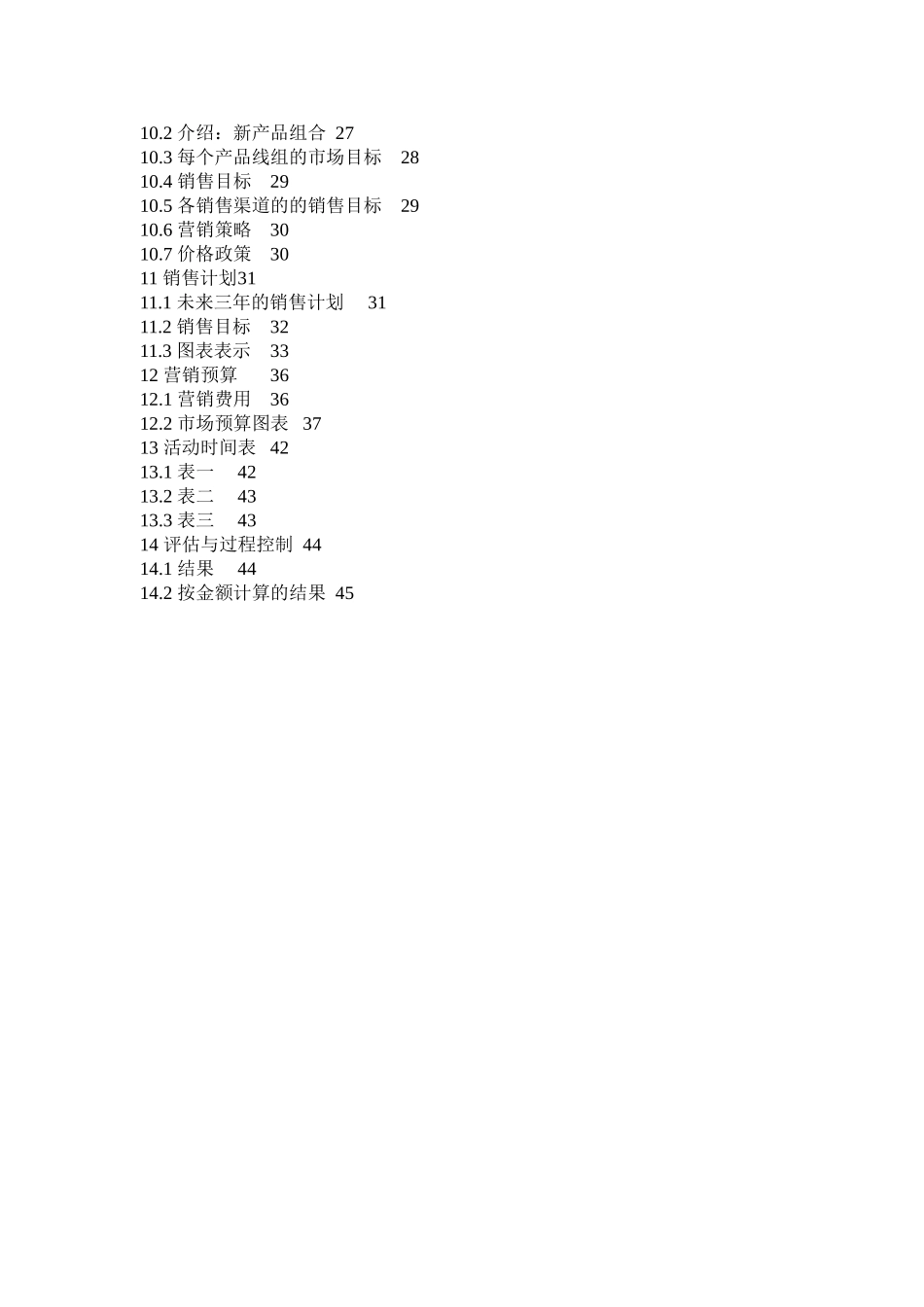 营销计划模板(46页)_第3页