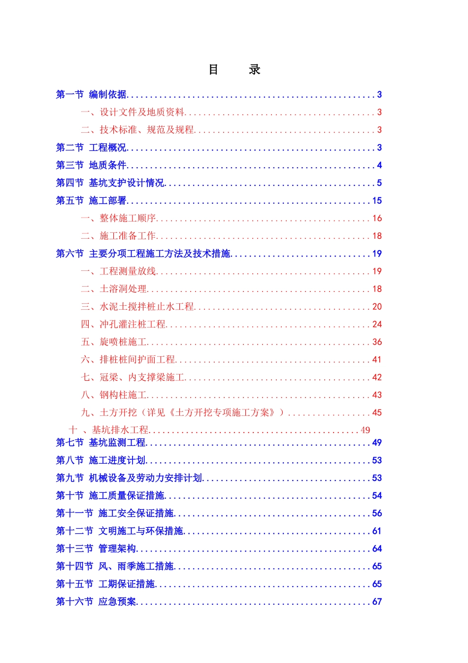 基坑支护工程专项施工方案_第1页