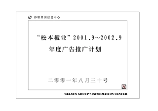 松本板业市场推广与媒体策划