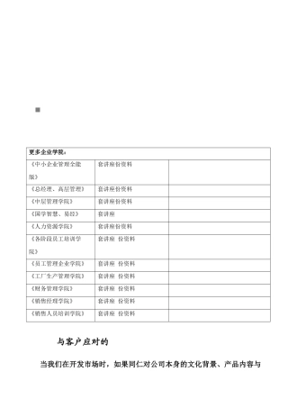 试论与客户应对的QandA