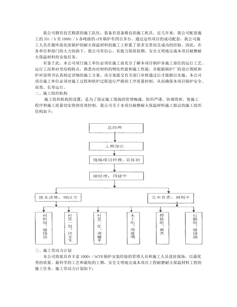 浇注料施工方案_第2页