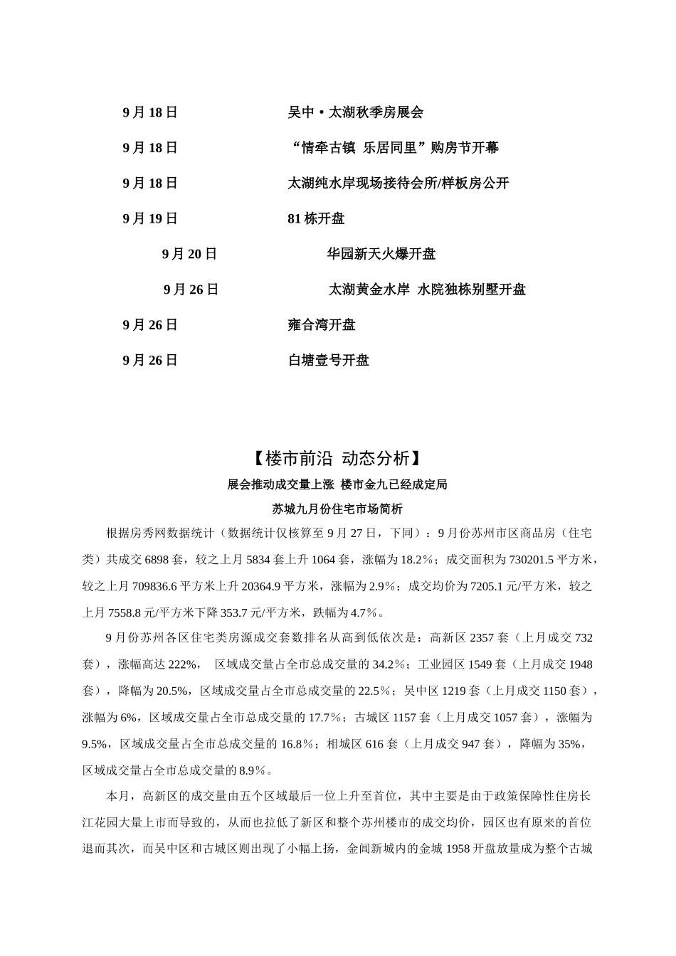 苏州楼盘市场分析报告_第3页