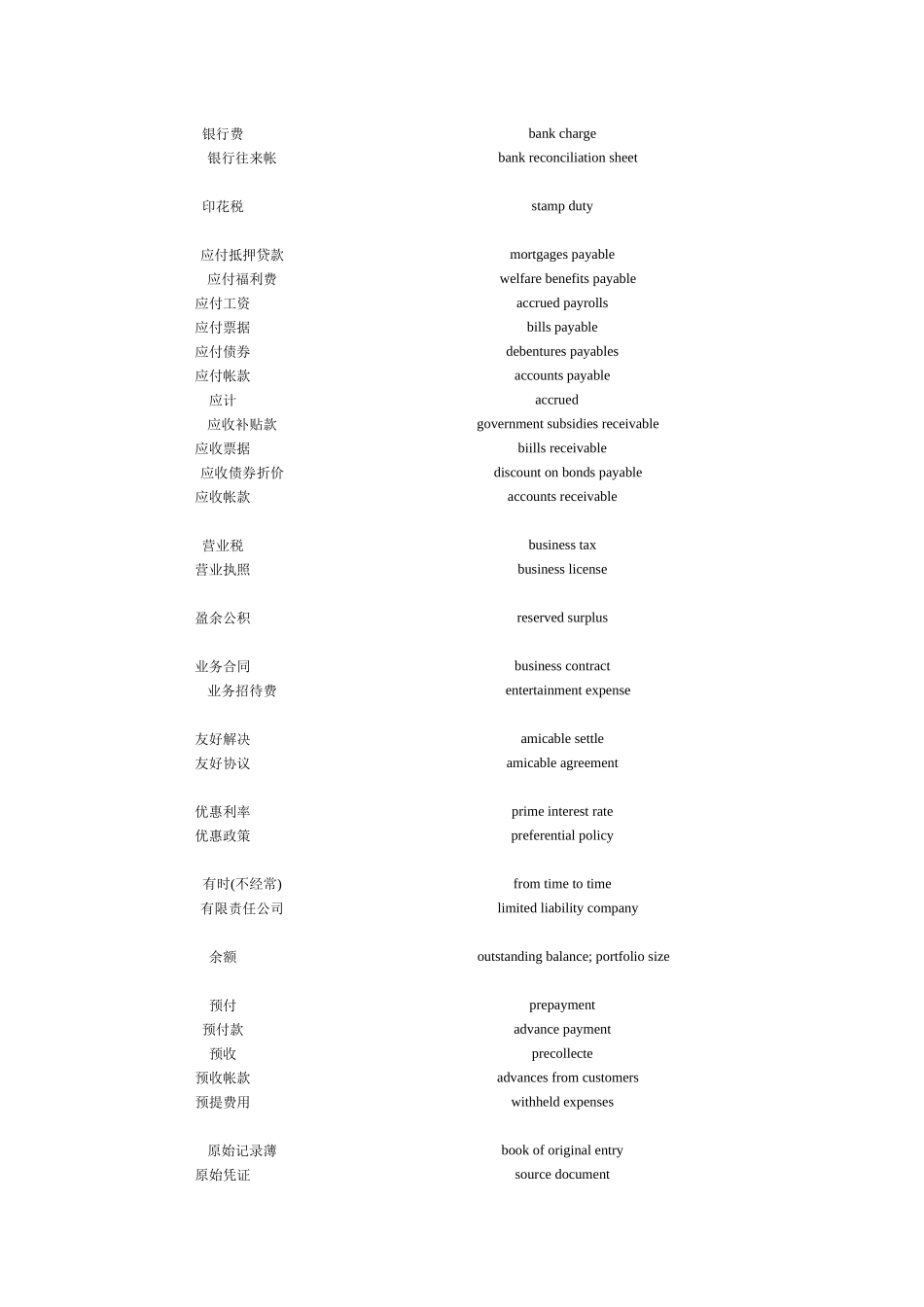 融资租赁业务常用词汇_第3页