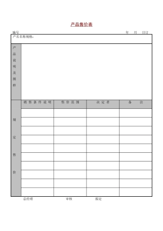 销售管理表格大全01