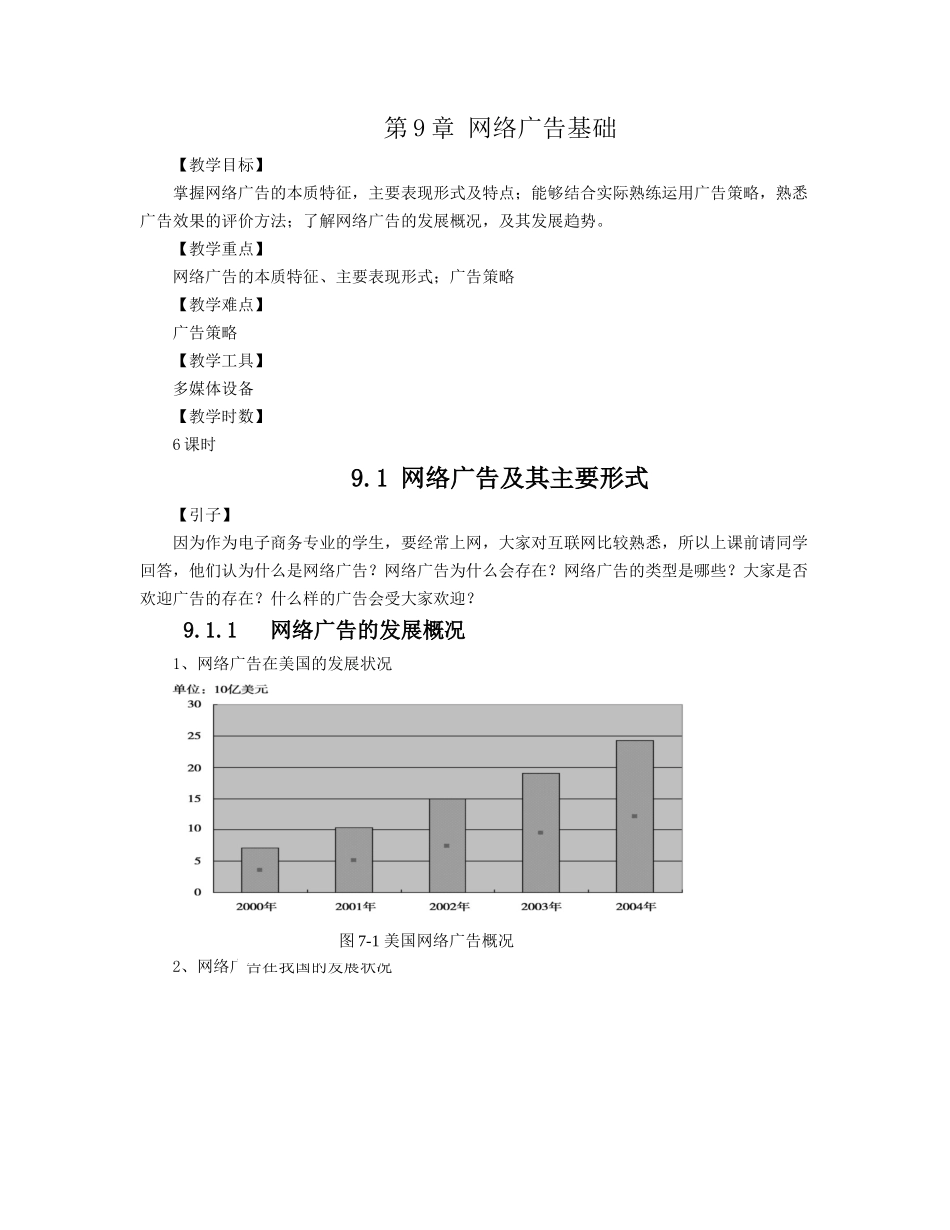 网络广告专员模块_第1页