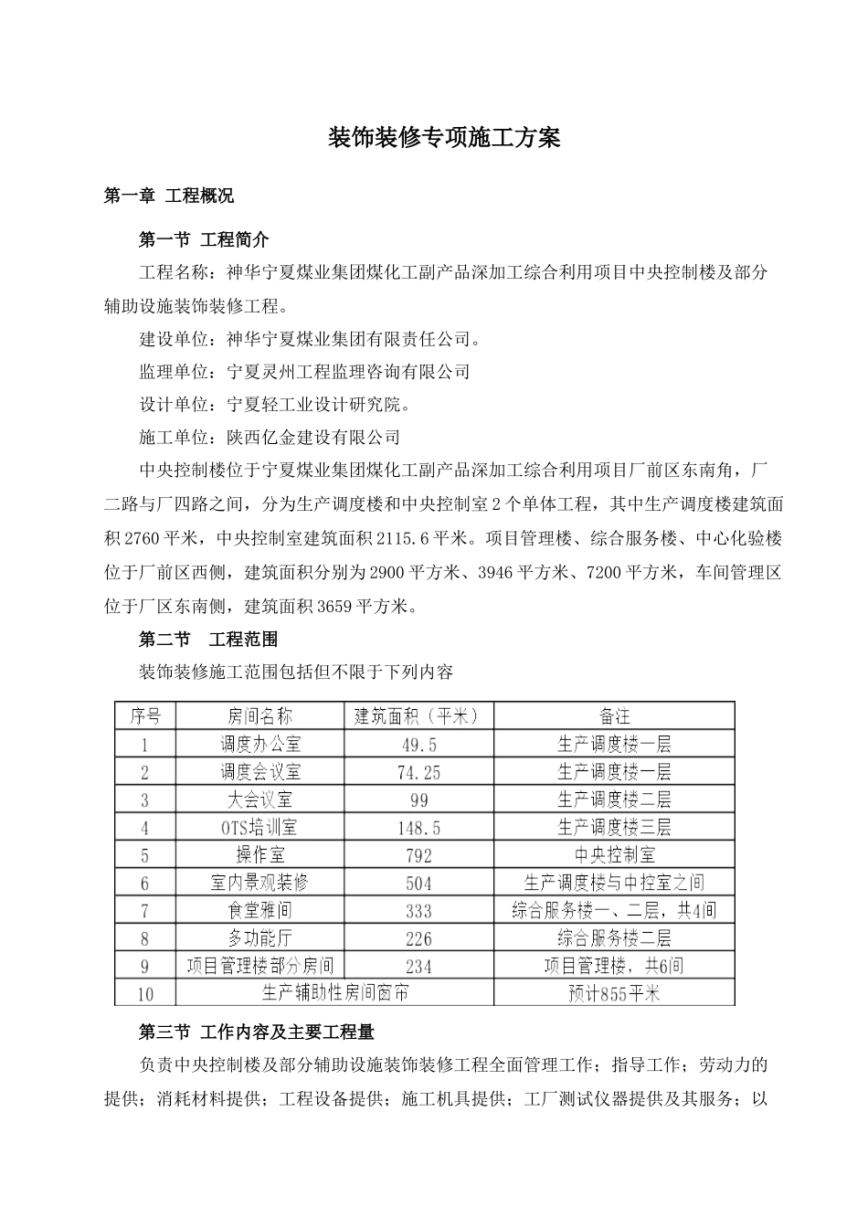 装饰装修专项施工方案_第2页