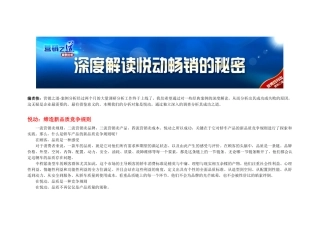 深度解读悦动畅销的秘密