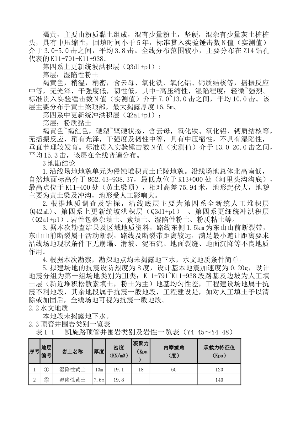 凯旋街雨水工程顶管和沉井施工方案_第2页